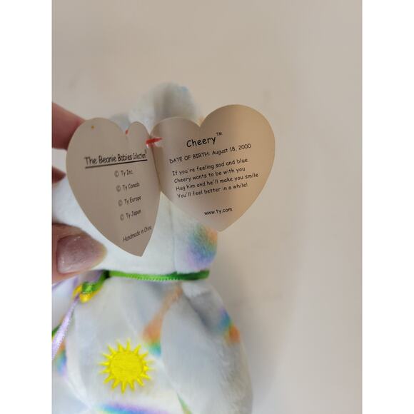 Cheery the Bear Ty Beanie Baby - Picture 5 of 7